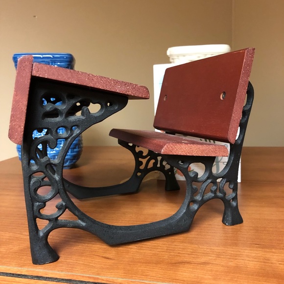 Boyd’s Bear Other - Vintage Boyd’s Bear wood and iron desk
